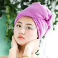 OEM Women Bathroom Super Absorbent Quick-drying Microfiber Bath Towel Hair Dry Cap Salon Towel 25x65cm